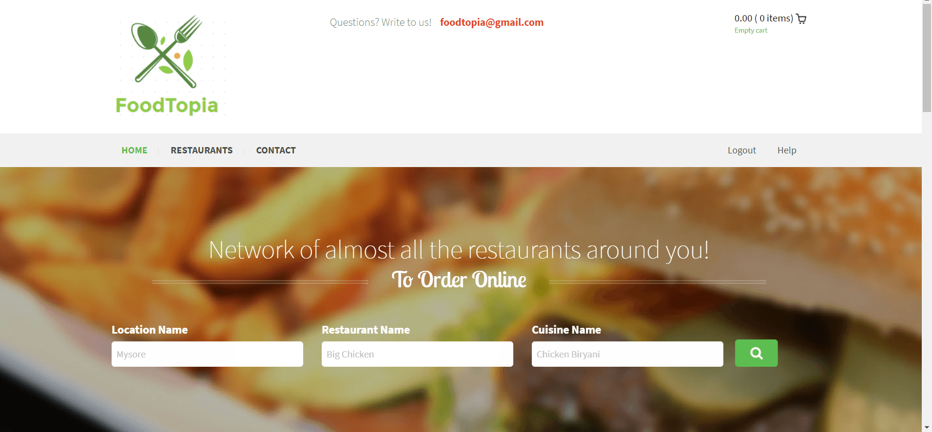 Foodtopia screenshot
